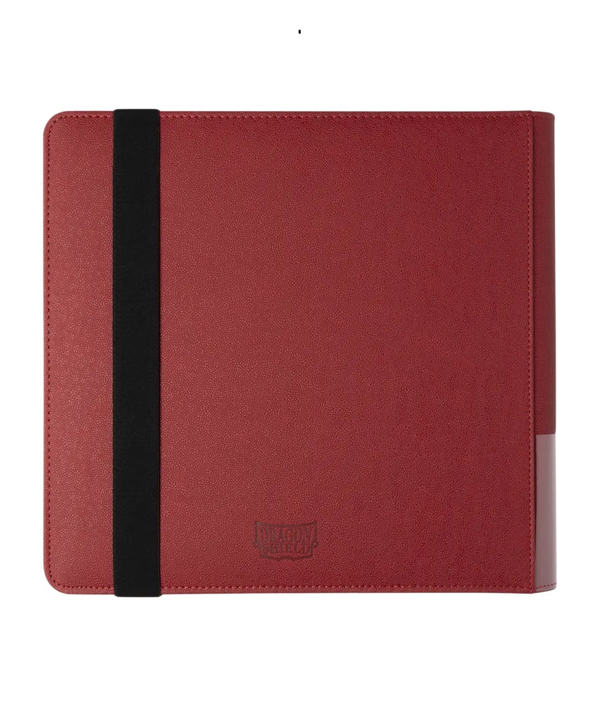 Dragon Shield Blood Red mappe med dragemotiv. Robust og elegant, ideel til samlere af Pokémon-kort.