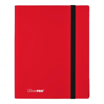 Ultra‑Pro Eclipse Pro‑Binder 9‑Lommer i Apple Red med plads til 360 kort.