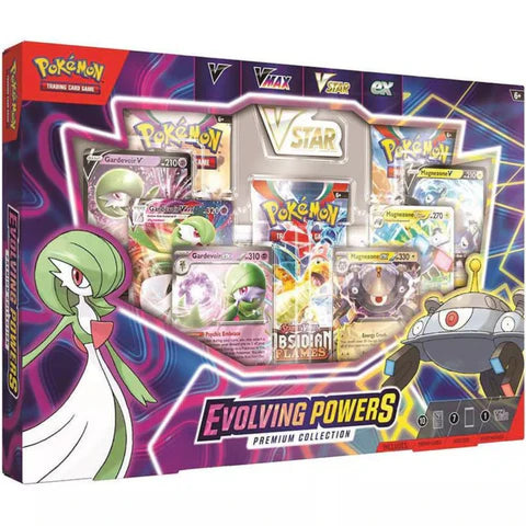 Pokémon TCG Evolving Powers Premium – indeholder kraftfulde kort og unikke Pokémon til din samling.