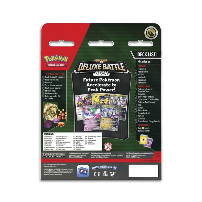 Pokémon TCG: Deluxe Deck Miraidon ex med masse strategiske muligheder og eksklusive kort.