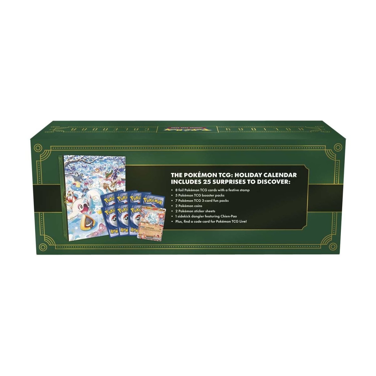 Pokémon TCG Julekalender 2024 – en spændende julekalender fyldt med Pokémon-kort.