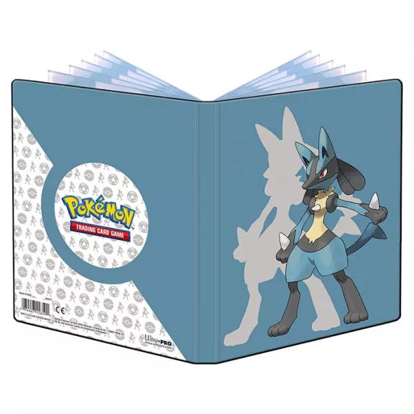 Pokémon Lucario (2022) mappe med 4-lommer – stilfuldt design og beskyttelse til dine yndlingskort.