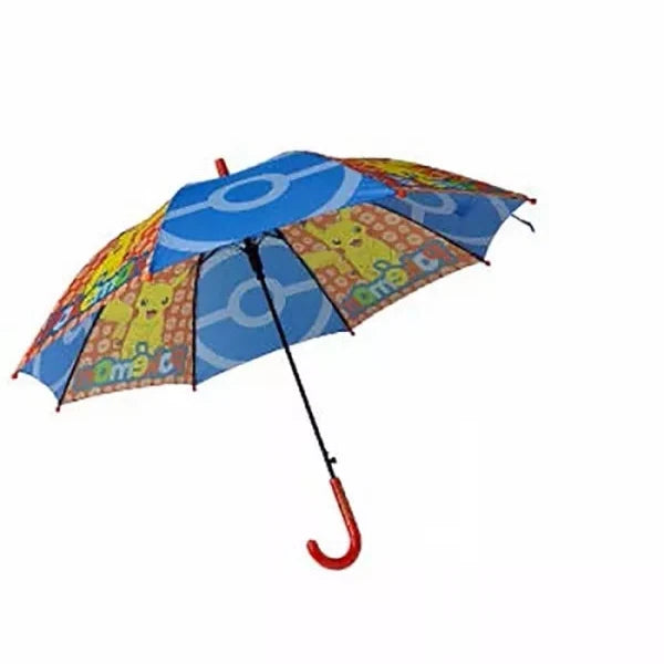 Pokémon paraply med Pikachu-motiv, 48 cm i længden, ideel til børn og fans af Pokémon-universet.