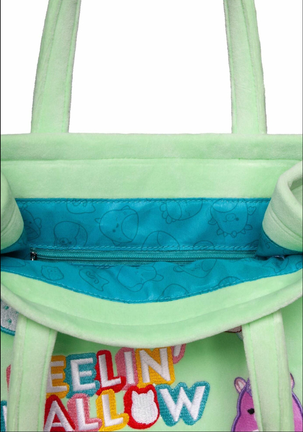 Squishmallows Feelin’ Mallow Tote Taske med farverigt Squishmallows‑motiv.