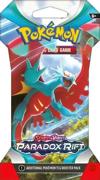 Går ikke glip forbi en Paradox Rift Sleeved booster pakke med Roaring Moon motiv.