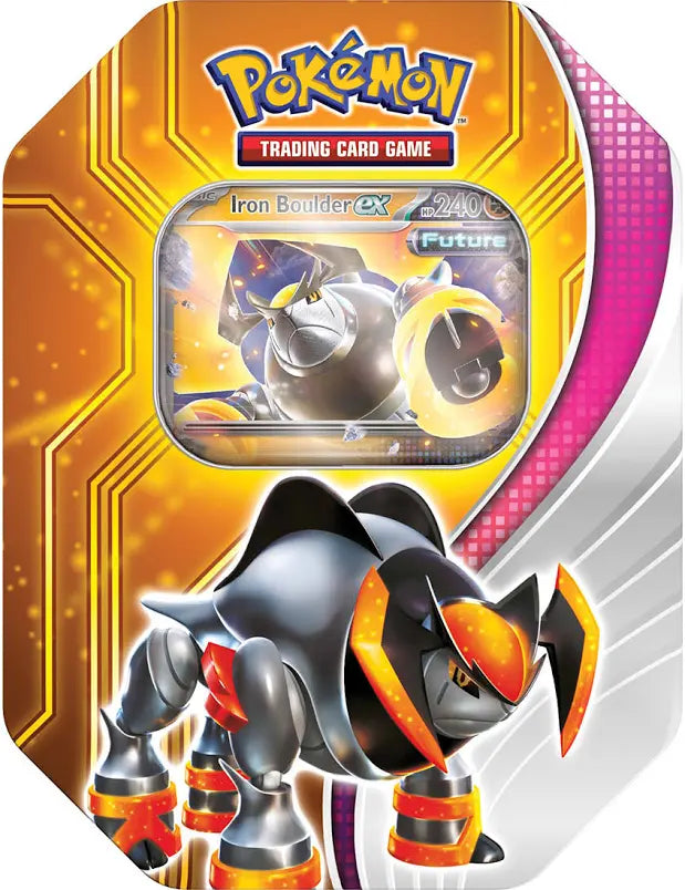 Pokemon Paradox Destinies Collector's Tin Box - Iron Boulder ex