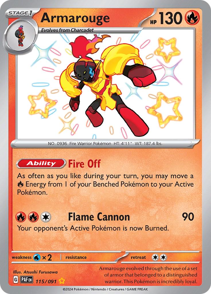 Armarouge 115/091 Pokemon SV04.5 Paldean Fates