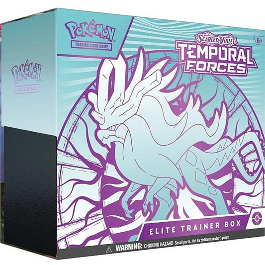 Elite Trainer Box - Scarlet & Violet - Temporal Forces - Pokemon TCG (Walking Wake)