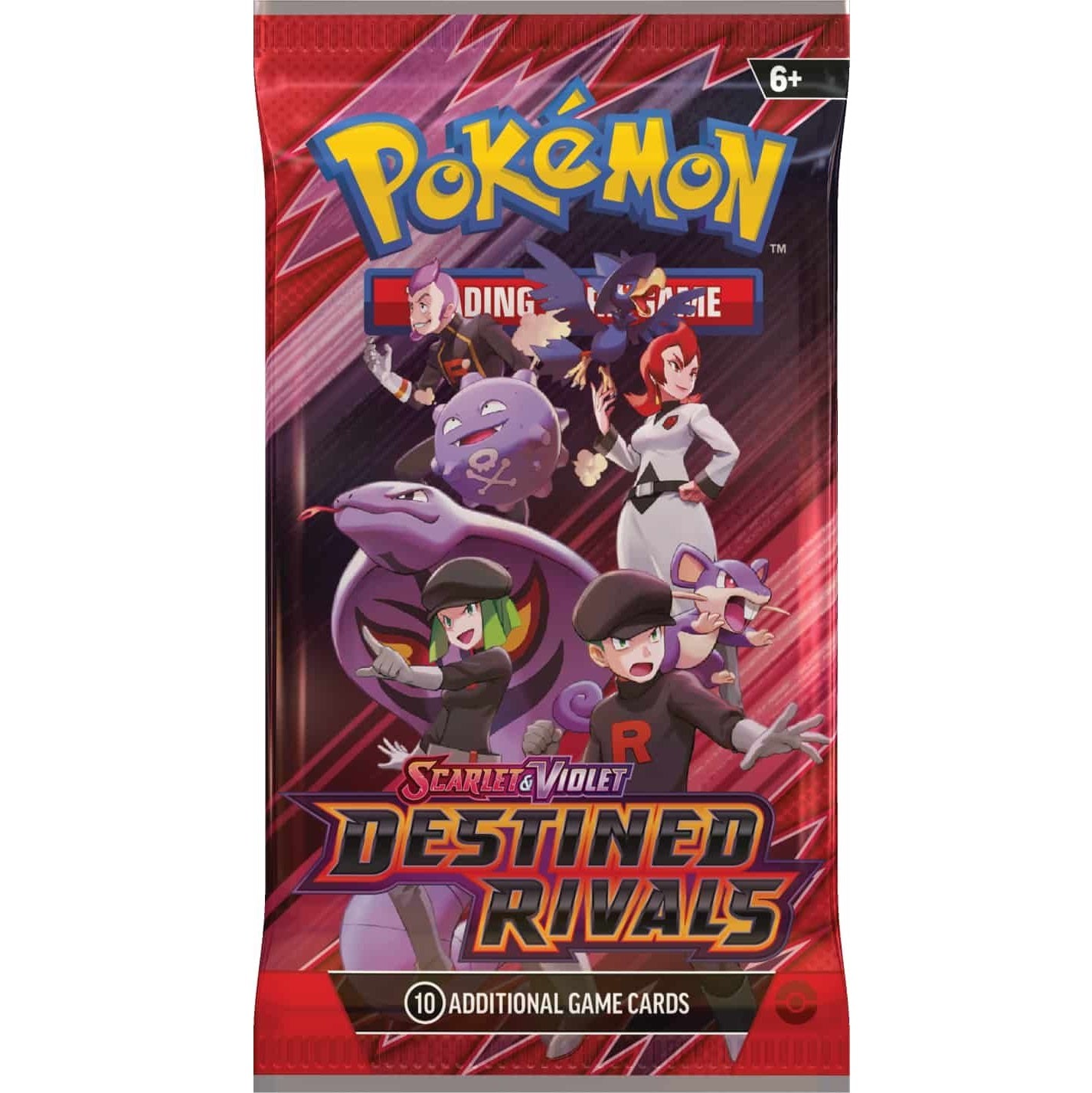 Pokémon SV10 Destined Rivals Booster Pack – en boosterpakke med 10 kort fra den nyeste Pokémon TCG-udvidelse. Vælg din side og kæmp modigt!

Alt tekst: Pokémon SV10 Destined Rivals Booster Pack Team Rocket – en boosterpakke med spændende kort, perfekt til samlere og duel-entusiaster i Pokémon TCG!