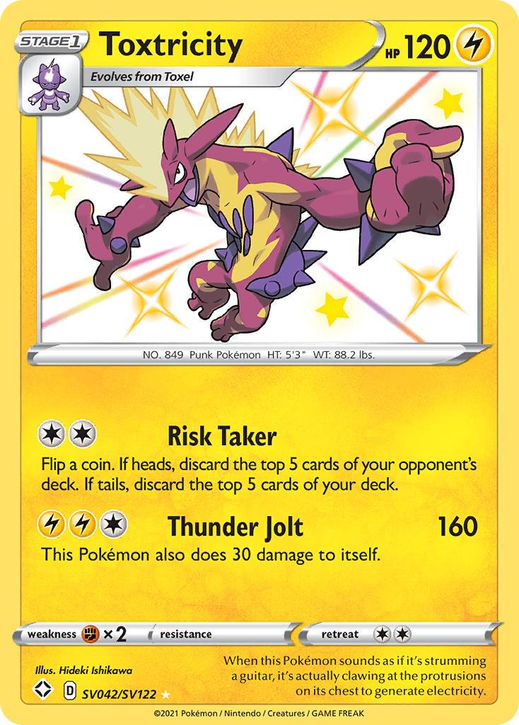 Toxtricity SV042/SV122 Pokemon - SWSH Shining Fates