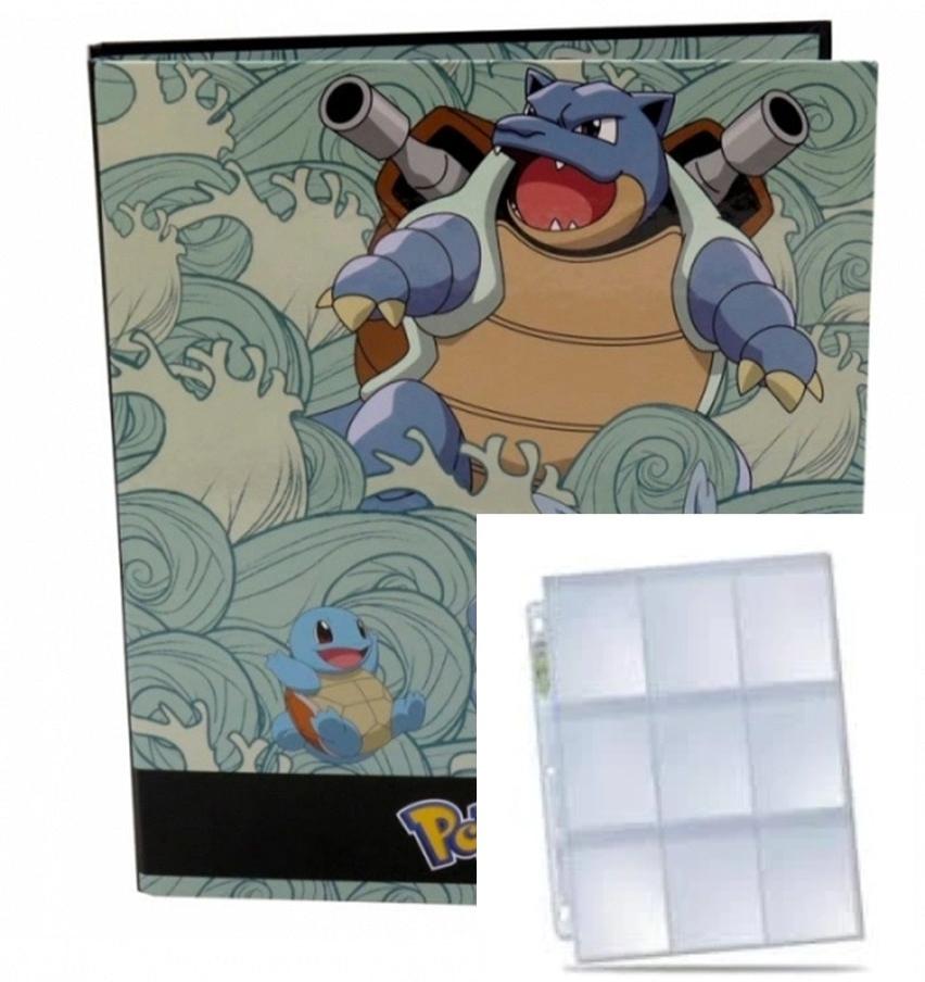 Squirtle Pärm med 10 sidor med fickor - specialerbjudande!