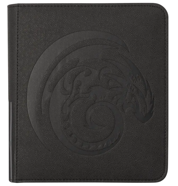 Dragon Shield Card Codex small i Iron Gray – stilfuldt og robust kortalbum med plads til 160 kort. Perfekt til samlere og turneringsspillere.