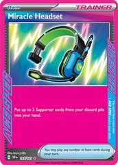 Pokémon Miracle Headset 183/191 – strategisk Ace Spec-kort med unikke evner fra Surging Sparks-serien, ideelt til Pokémon TCG-kampe.