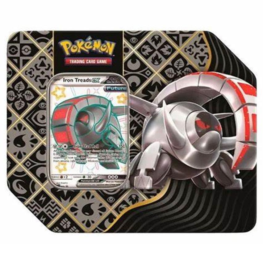 Pokemon Paldean Fates 5-Booster Tin - Shiny Iron Treads ex