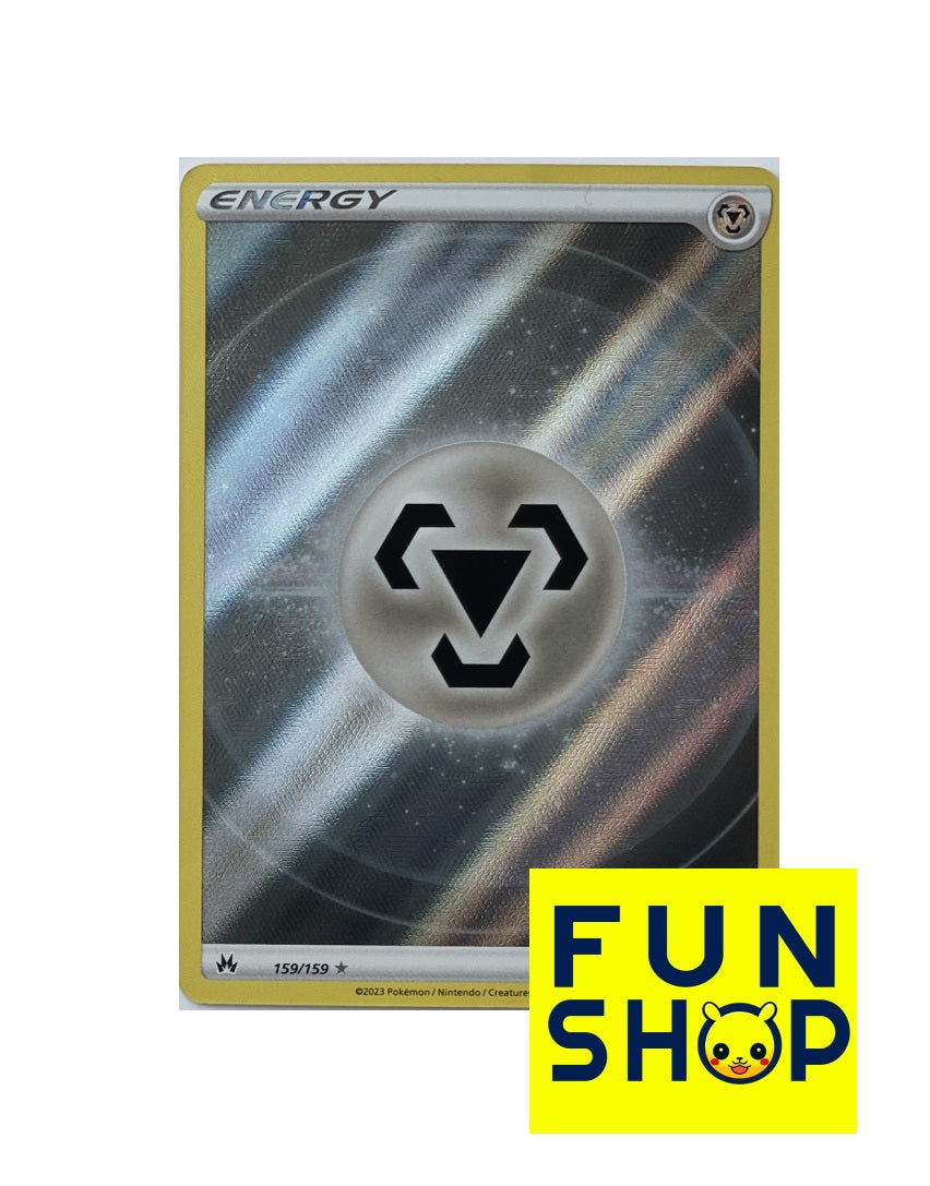 Pokémon Metal Energy holo-kort 159/159 fra SWSH Crown Zenith – et must-have for din samling og spilstrategi.