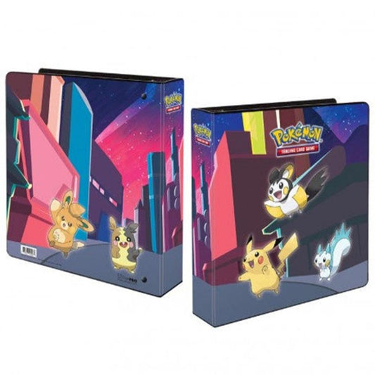 Pokémon Shimmering Skyline Ringbind Mappe – en elegant og funktionel mappe til beskyttelse og organisering af kort.