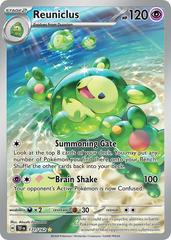 Pokémon Reuniclus 171/162 – farverigt Illustration Rare-kort med unikt design og kraftfulde evner fra Temporal Forces-serien.
