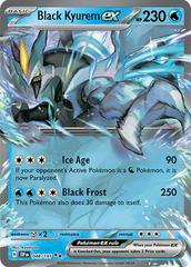 Black Kyurem ex – 048/191 SV08 Surging Sparks Pokémon-kort med kraftfuldt design og holografiske effekter.