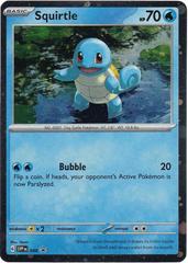 Pokémon Squirtle SVP048 – Scarlet & Violet Promo-kort, Vand-type med angrebet Bubble, ideelt til strategiske Pokémon TCG-kampe.