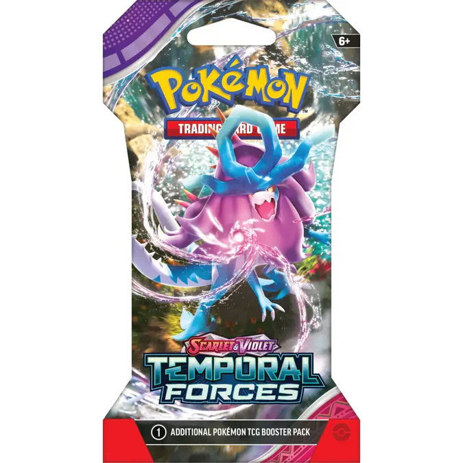 Pokemon SV05 Temporal Forces - Sleeved Booster pakke