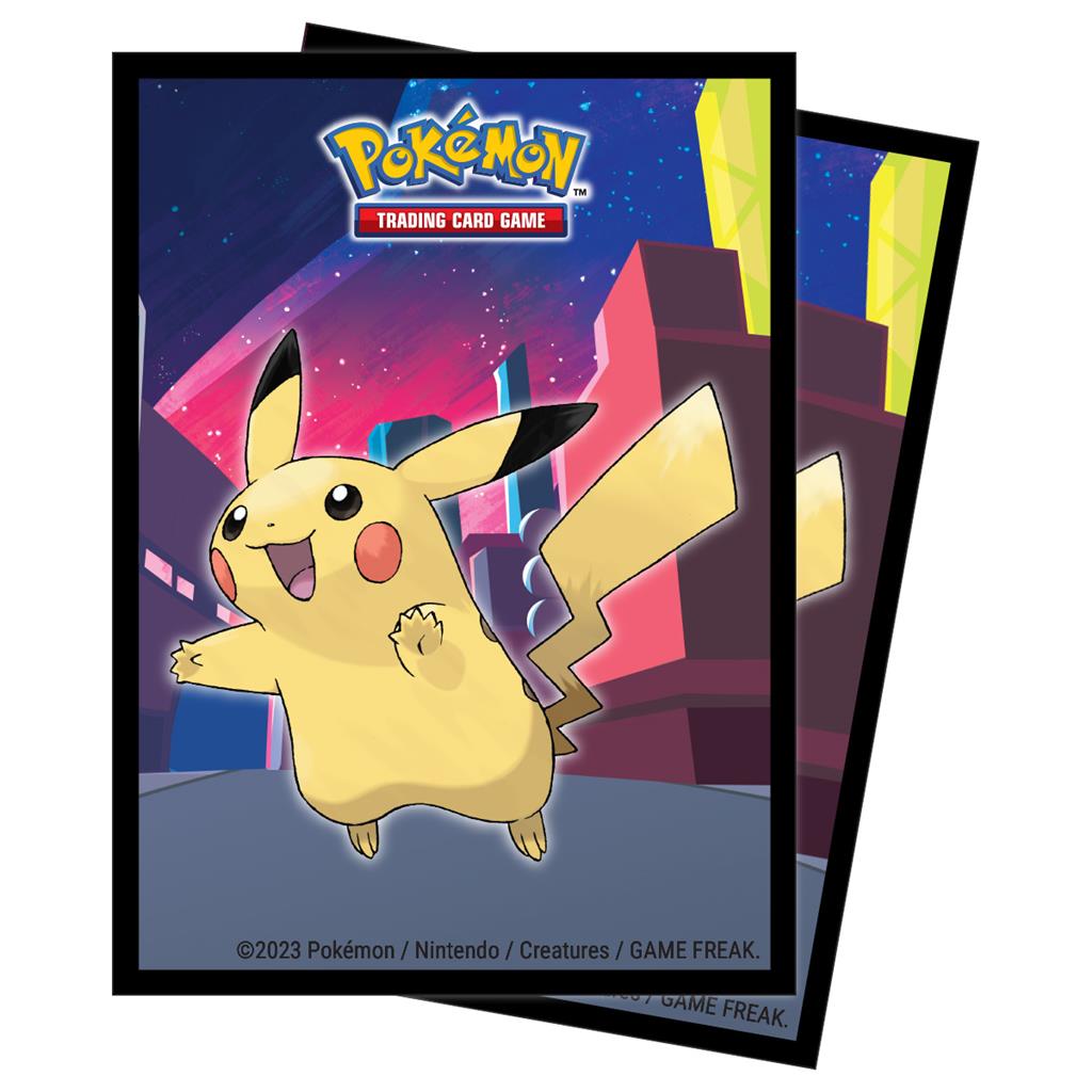 Ultra PRO Shimmering Skyline Sleeves – 65 slidstærke kortlommer med ChromaFusion-teknologi og elegant design til Pokémon-kort.