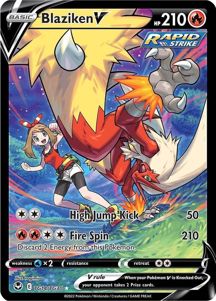 Blaziken TG14/TG30 Pokemon SWSH Silver Tempest