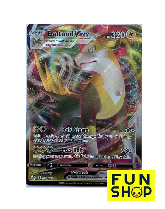 Boltund VMAX – Pokemon SWSH Fusion Strike – 104/264