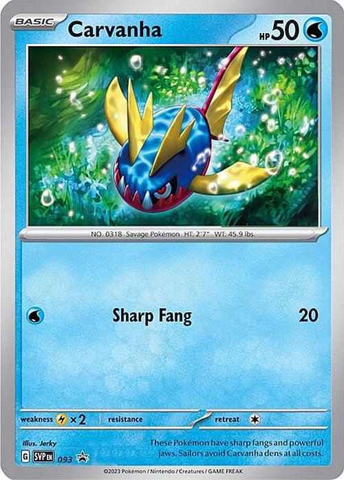 Carvanha – SVP093 er kort fra SVP Black Star Promo serien. 