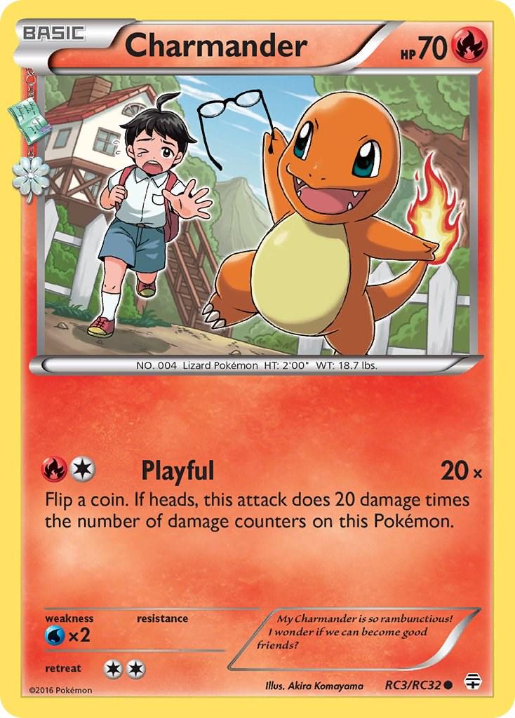 Charmander RC3/RC32 Pokemon XY Generations