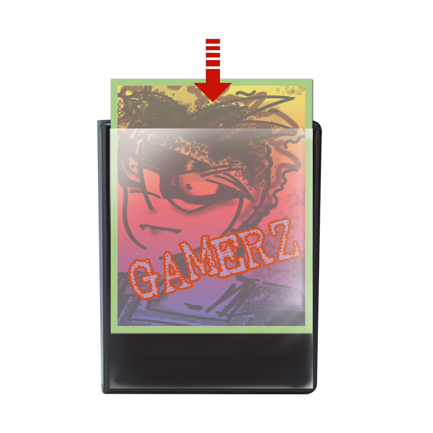 Create‑a‑Theme 9‑Lommer Mappe med 9 lommer pr. side, plads til 90‑180 kort og tilpasningsbart design.
