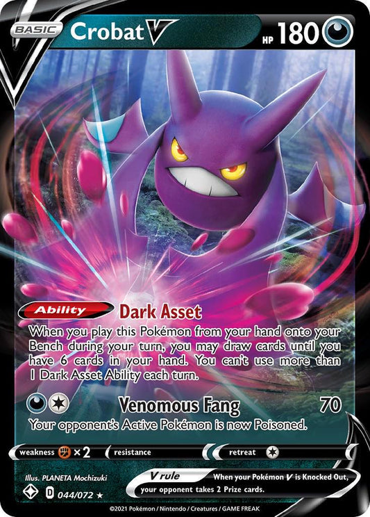 Crobat V - 044/072 Pokemon - SWSH Shining Fates
