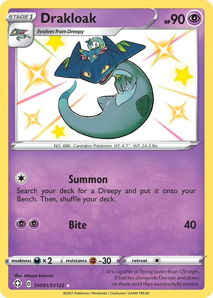 Drakloak SV061/SV122 Pokemon - SWSH Shining Fates