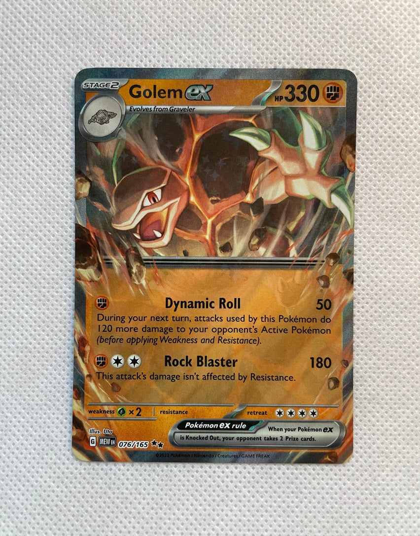 Golem-ex - Double Rare – Pokémon SV03.5 - 76/165