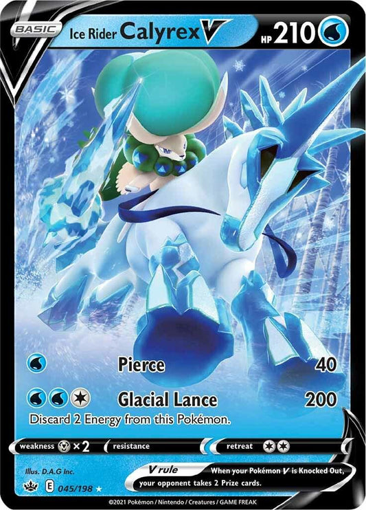 Ice Rider Calyrex V - 045/198 Ultra Rare - Chilling Reign