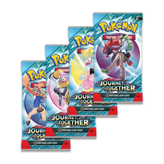 Pokémon TCG: Scarlet &amp; Violet - Journey Together - 4 Booster Packs - Species Set