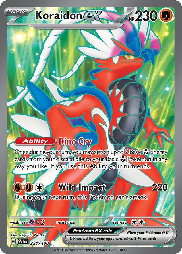Koraidon ex - 231/198 - SV01 Scarlet & Violet