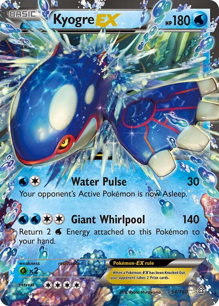 Kyogre ex 54/160 Pokemon XY Primal Clash