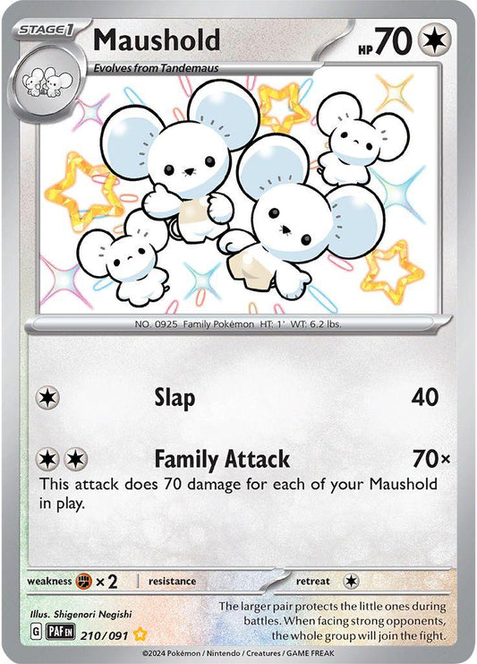 Maushold 210/091 Pokemon SV04.5 Paldean Fates