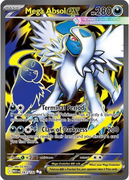 Mega Absol ex 161/132 Pokemon ME01 Mega Evolution