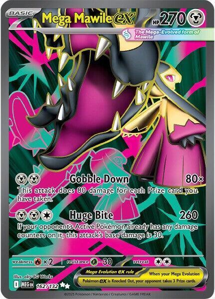 Mega Mawile ex 162/132 Pokemon ME01 Mega Evolution