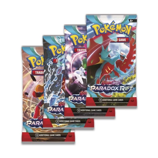 Pokémon TCG: Scarlet & Violet SV4 - Paradox Rift - Booster-pakke sæt