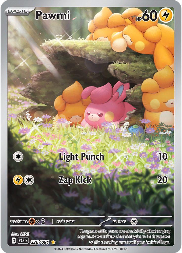 Pawmi 226/091 Pokemon SV04.5 Paldean Fates