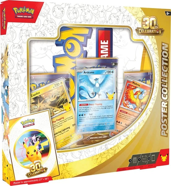 Pokemon 30th Celebration Poster Collection Box ME05.5