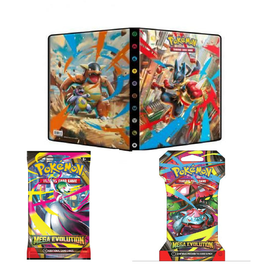 Pokémon TCG: Mega Evolution - Boosters + Mappe