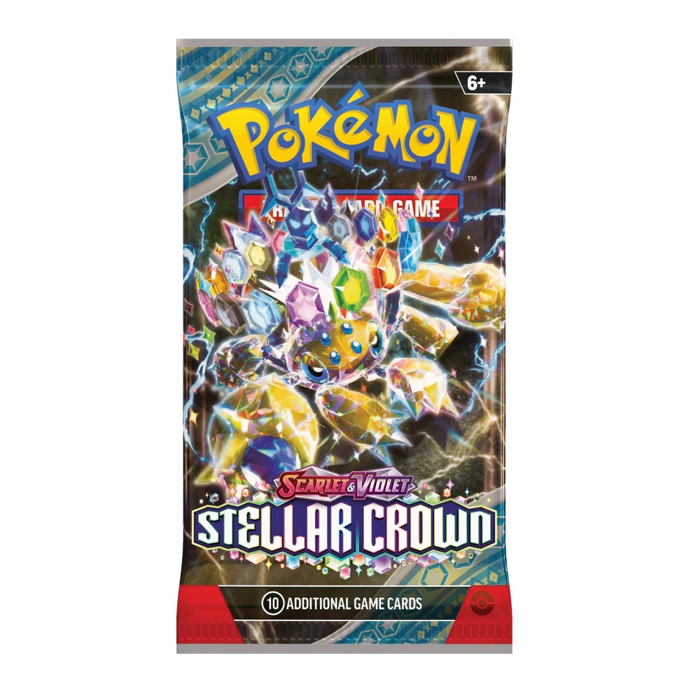 Pokémon TCG: Stellar Crown - Blister + Booster + Mappset