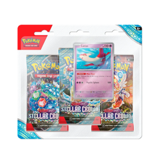 Pokémon TCG: Scarlet & Violet - Stellar Crown - 3-booster blister