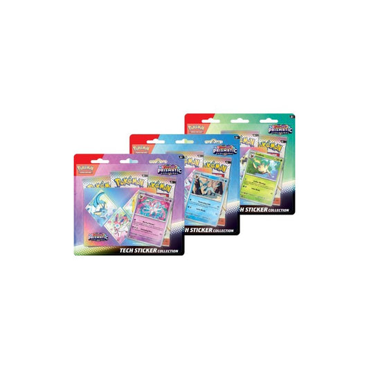 Pokémon SV8.5 Prismatic Evolutions Tech Sticker Collection