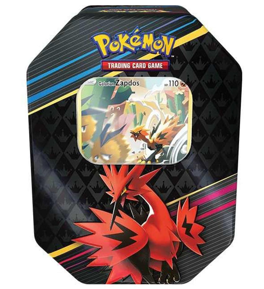 Pokémon - Sword &amp; Shield Crown Zenith Tin V Galarian Zapdos