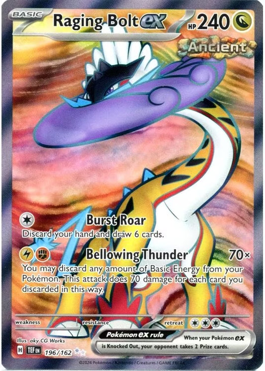 Raging Bolt ex 196/162 Pokemon SV05 Temporal Forces