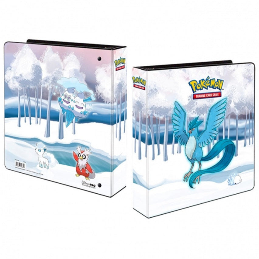 Pokémon Gallery Series Frosted Forest – elegant 3-ring mappe til kortbeskyttelse og organisering.